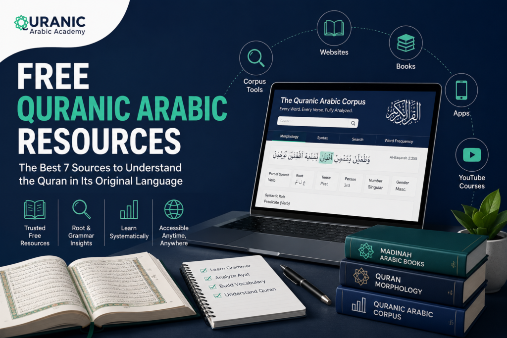 Free Quranic Arabic Resources: The Best 7 Sources 