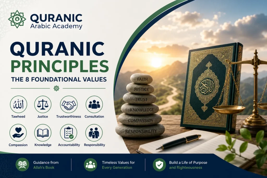 Quranic Principles – The 8 Foundational Values