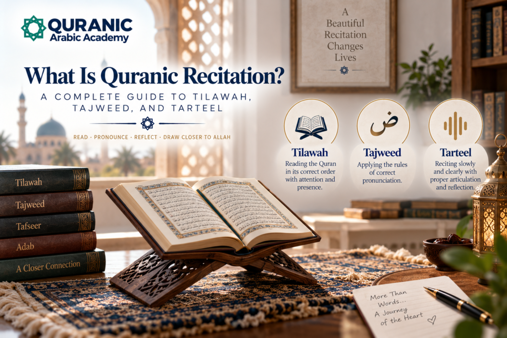 What Is Quranic Recitation? A Complete Guide to Tilawah, Tajweed, and Tarteel 1 What Is Quranic Recitation