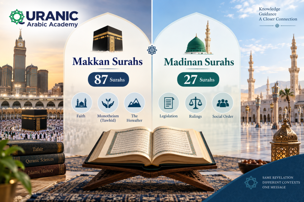 Quranic Information: Key Facts, Numbers, and Names of the Qur'an 4 Makkan vs. Madinan Surahs: What Is the Difference?
