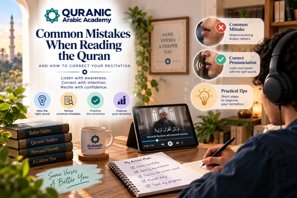 Common Mistakes When Reading The Quran And How To Correct Your Recitation 1 Common Mistakes When Reading The Quran